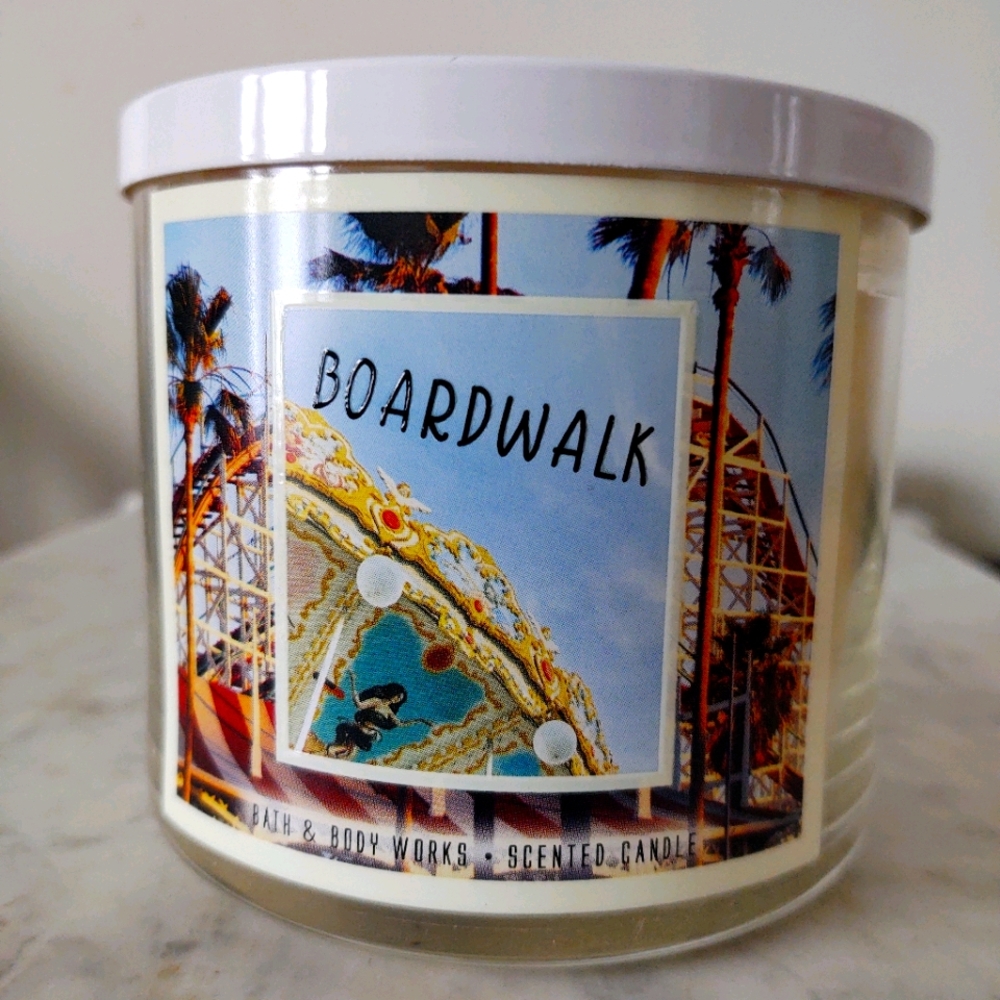 Bath & Body Works Boardwalk Candle.